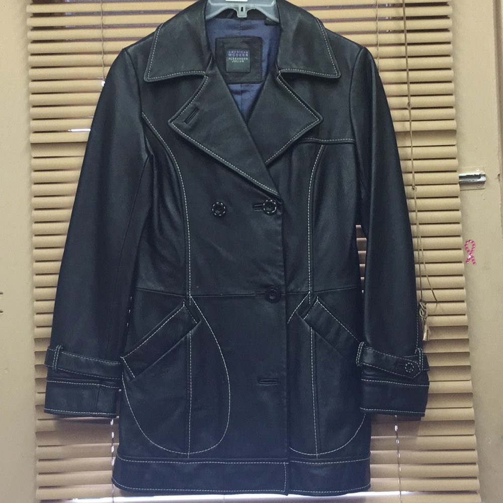 Leather and stitch